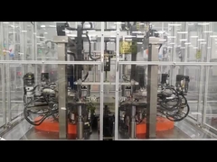 Facile d'entretien ligne d'assemblage automatique du moteur avec commande PLC et interface de l'opérateur à écran tactile